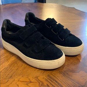 Sandro Velcro platform sneakers